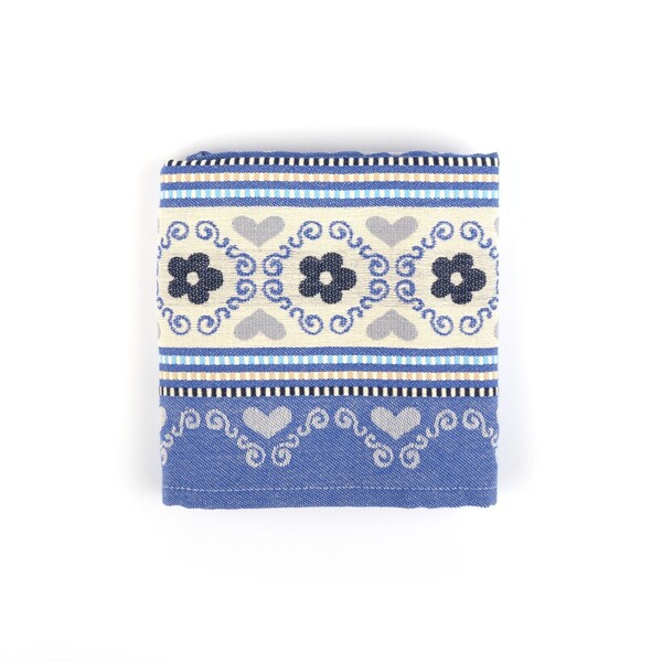 theedoek blossom royal blue