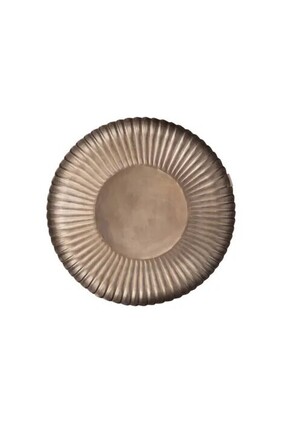 stylingbord met ribbels 30cm metaal bronskleur